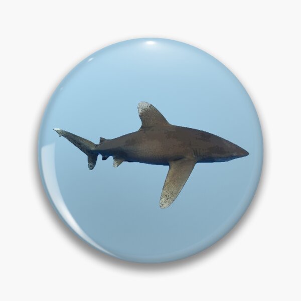 Item preview, Estampado en color Oceanic Whitetip Shark designed and sold by designsasstultd.