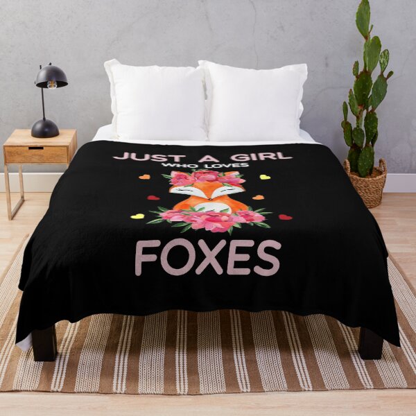 Item preview, Just A Girl Who Loves Foxes T-Shirt designed and sold by nguyenchimina.