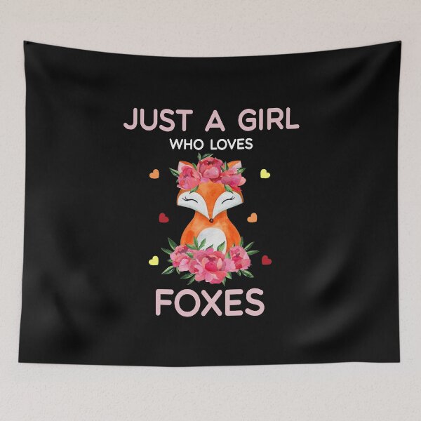 Item preview, Just A Girl Who Loves Foxes T-Shirt designed and sold by nguyenchimina.