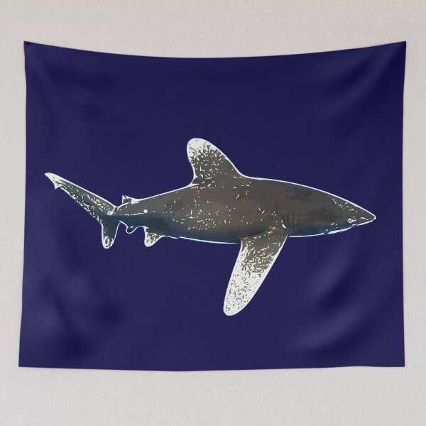 Item preview,  Oceanic Whitetip Shark White Alternate Print  designed and sold by designsasstultd.