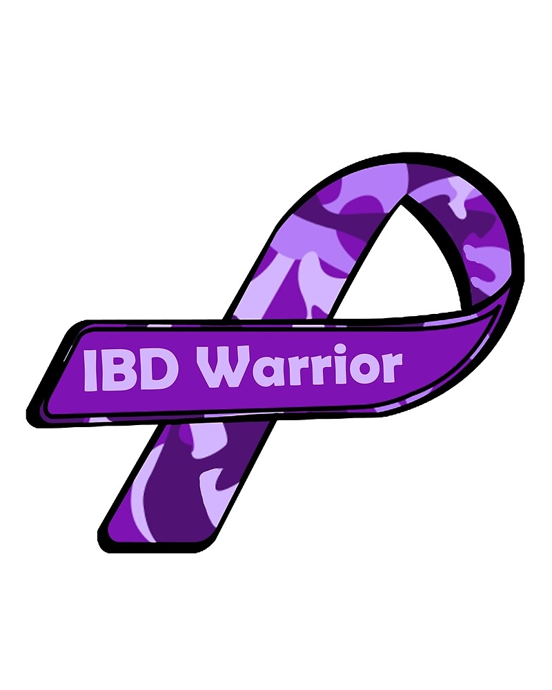 "IBD Warrior camo Ribbon BLK" by studay76 Redbubble