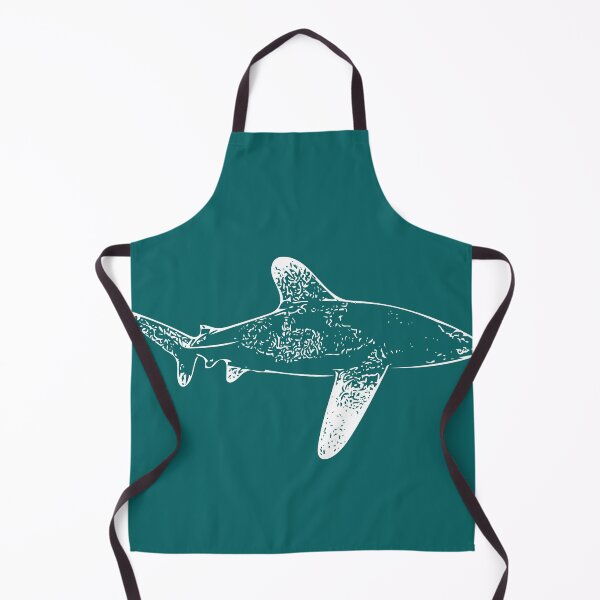 Artikelvorschau, Oceanic Whitetip Shark White Print entworfen und verkauft von designsasstultd.