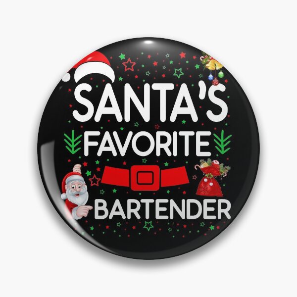 Item preview, Santa's Favorite with Bartender designed and sold by mcinnesstore.