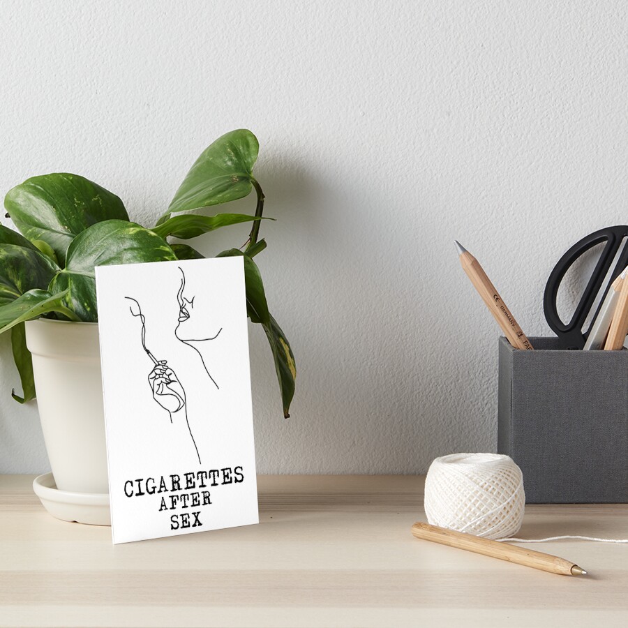 Cigarettes After Sex Poster Art Board Print For Sale By Vishalnair