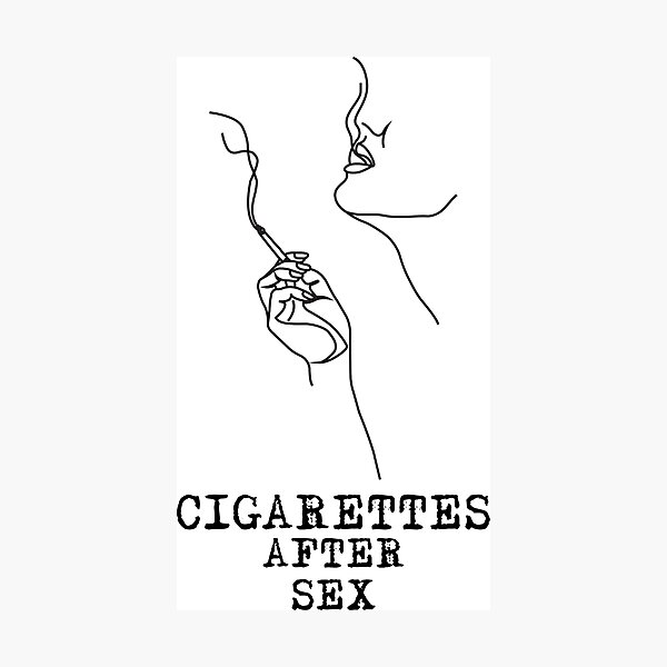 Cigarettes After Sex Poster Photographic Print For Sale By Vishalnair