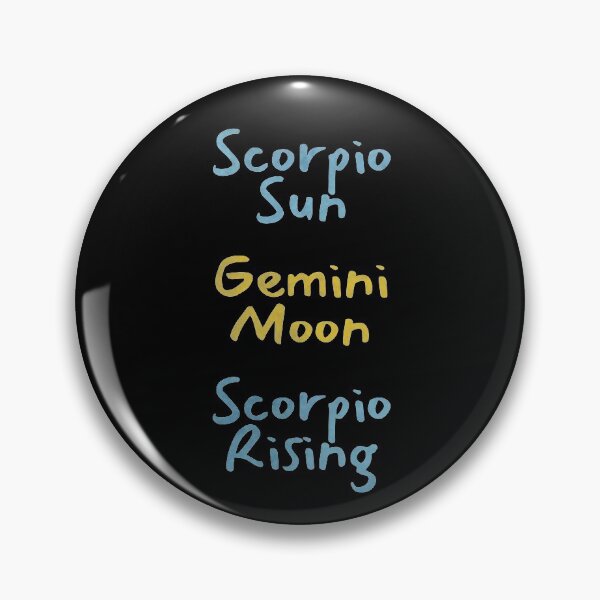 Item preview, Scorpio Sun Gemini Moon Scorpio Rising Text designed and sold by leomooncreates.