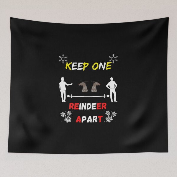 Item preview, Keep One Reindeer Apart designed and sold by mewsis.