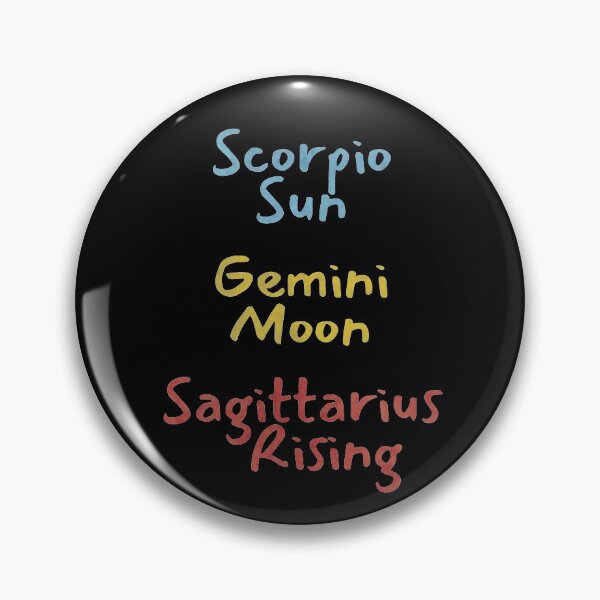 Item preview, Scorpio Sun Gemini Moon Sagittarius Rising Text designed and sold by leomooncreates.