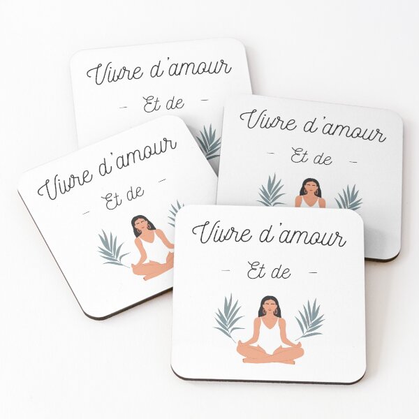 Item preview, Living on love and yoga designed and sold by Curlyhaire.