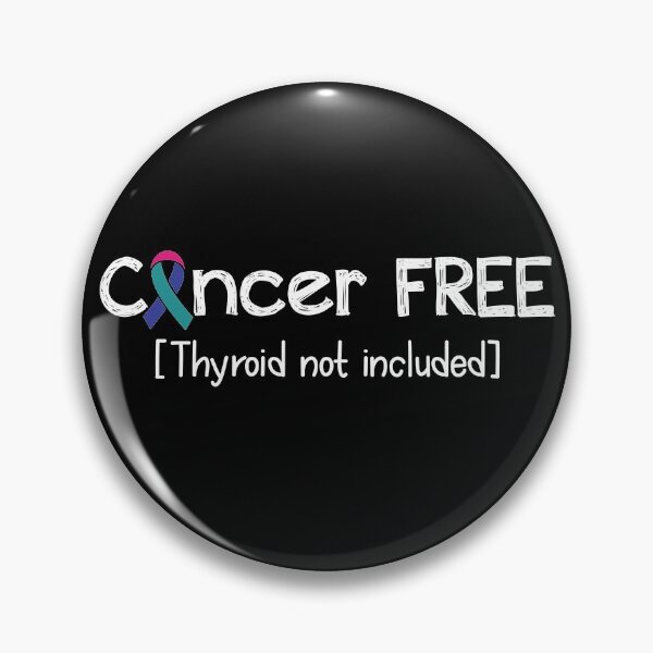 Item preview, Cancer Free- Thyroid Cancer Awareness Gifts for Women Thyroid Cancer Support Ribbon designed and sold by Awarenessshop.