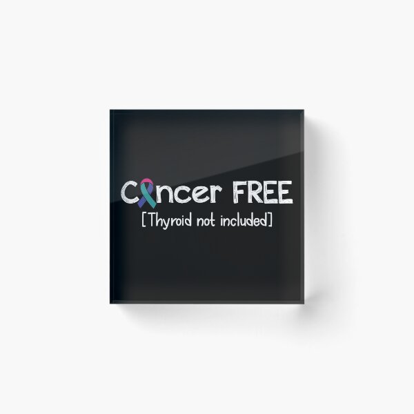 Item preview, Cancer Free- Thyroid Cancer Awareness Gifts for Women Thyroid Cancer Support Ribbon designed and sold by Awarenessshop.