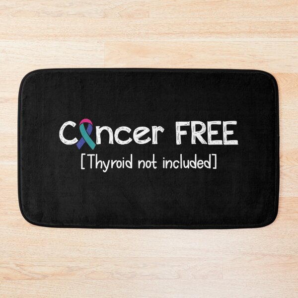 Item preview, Cancer Free- Thyroid Cancer Awareness Gifts for Women Thyroid Cancer Support Ribbon designed and sold by Awarenessshop.