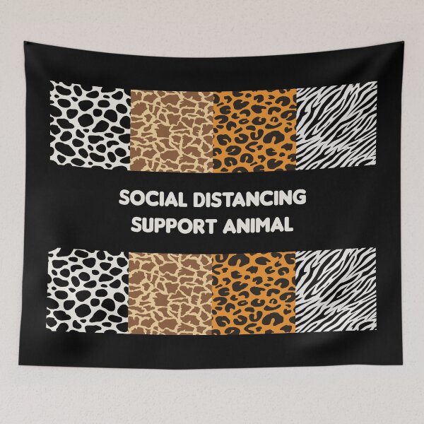 Item preview, Social Distancing Support Animal designed and sold by MJLdesigns.