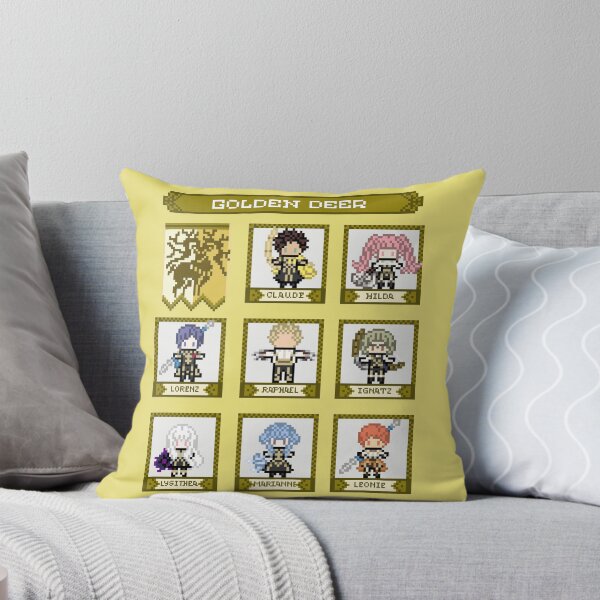 Item preview, Fire Emblem Three Houses Golden Deer House Pixel Parody designed and sold by MissJunePixels.
