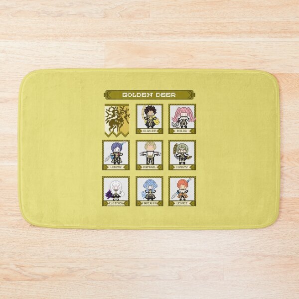 Item preview, Fire Emblem Three Houses Golden Deer House Pixel Parody designed and sold by MissJunePixels.