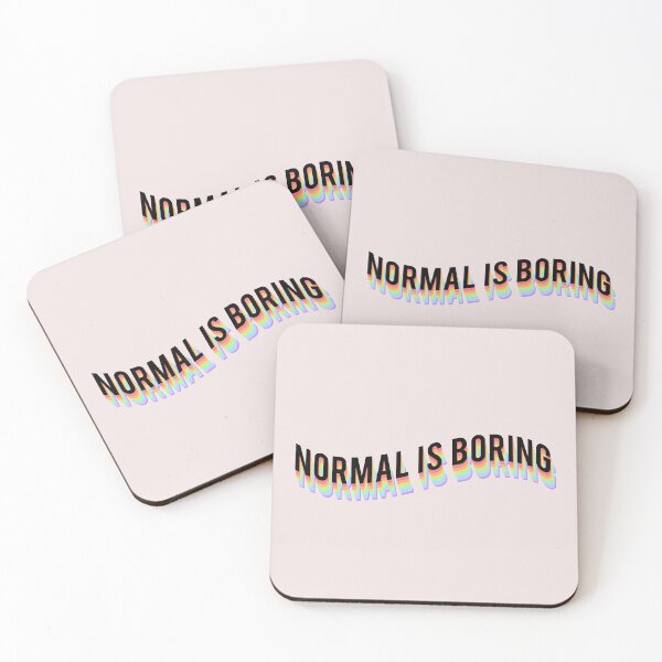 Item preview, Normal is Boring  designed and sold by Vintage  Dream.