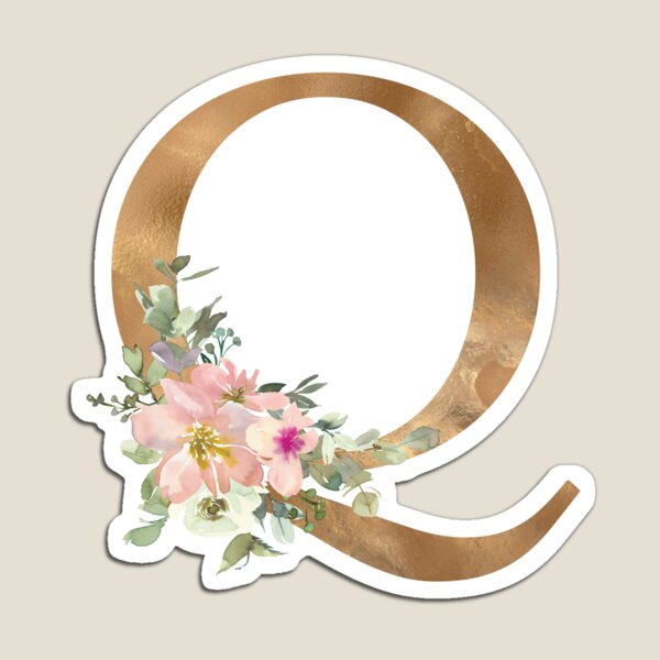 Item preview, Letter Q Monogram designed and sold by WisdomInspired.