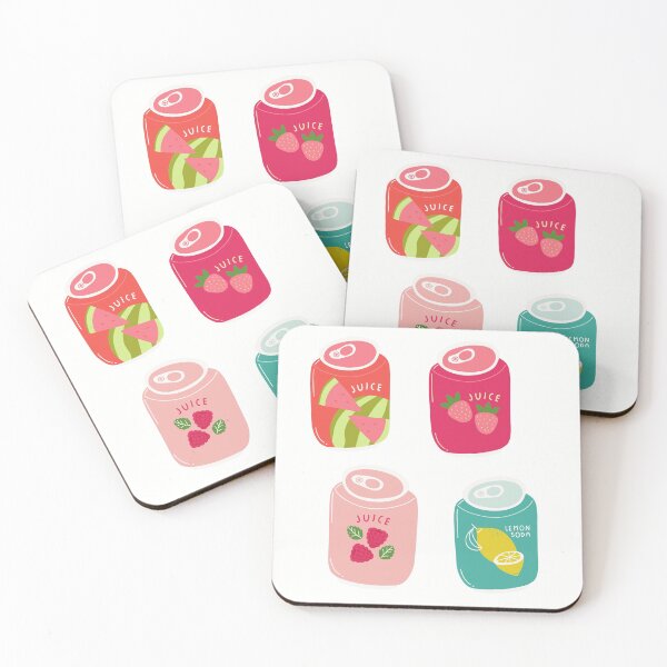 Item preview, Kawaii juice can sticker pack designed and sold by Nyanko-Sempai.