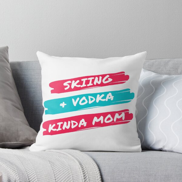Item preview, Skiing and vodka kinda mom designed and sold by TheGreenGoat.