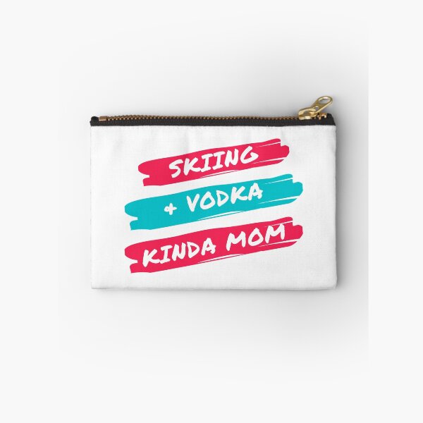 Item preview, Skiing and vodka kinda mom designed and sold by TheGreenGoat.