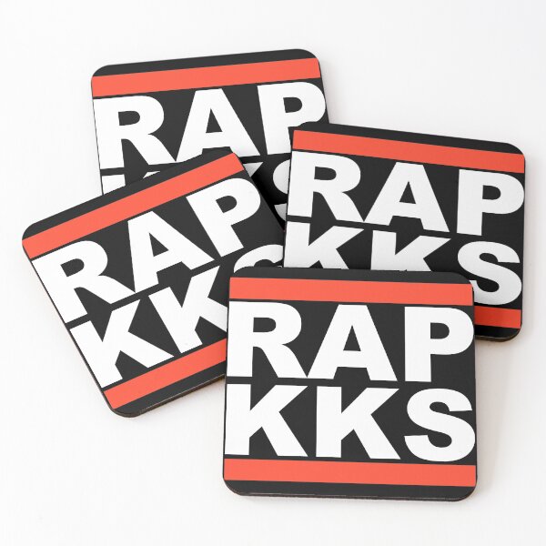 Item preview, RAP KKS Fan Art - White on Orange Art designed and sold by Ideas-Heaven.