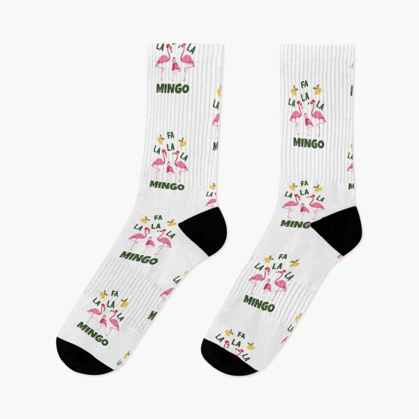 Item preview, Fa La La La Mingo Christmas Flamingos designed and sold by Zurickdesigns.