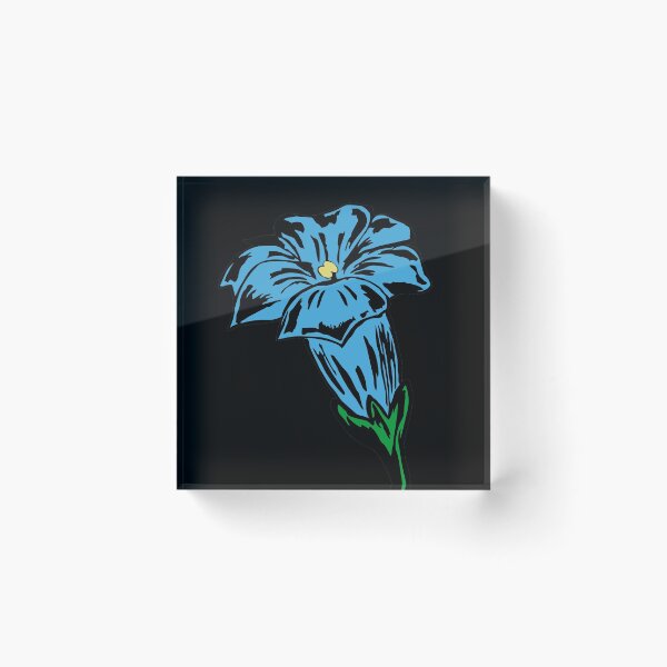 Item preview, Mountain - flower, gentian, alpine flower designed and sold by claudiasartwork.