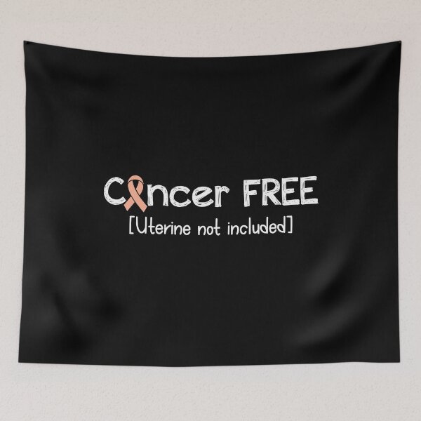 Item preview, Cancer Free- Uterine Cancer Awareness Gifts for Women Uterine Cancer Support Ribbon designed and sold by Awarenessshop.