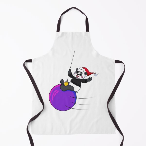 Item preview, Christmas Santa Panda Wrecking Bauble designed and sold by BandOfThePand.