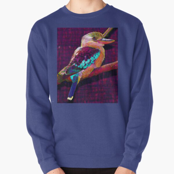 Australian Native Kookaburra Bird Wildlife Portrait POP ART Pullover Sweatshirt