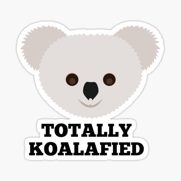 Kawaii Koala Boba Pegatina