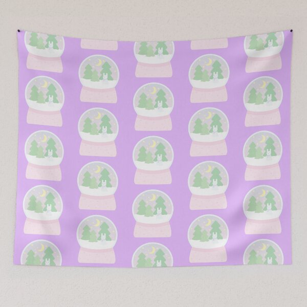 Item preview, Bunny snowglobe lilac designed and sold by ibyrd-7.