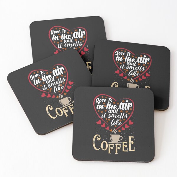 Item preview, Love Is In The Air And It Smells Like Coffee designed and sold by shinoshop.
