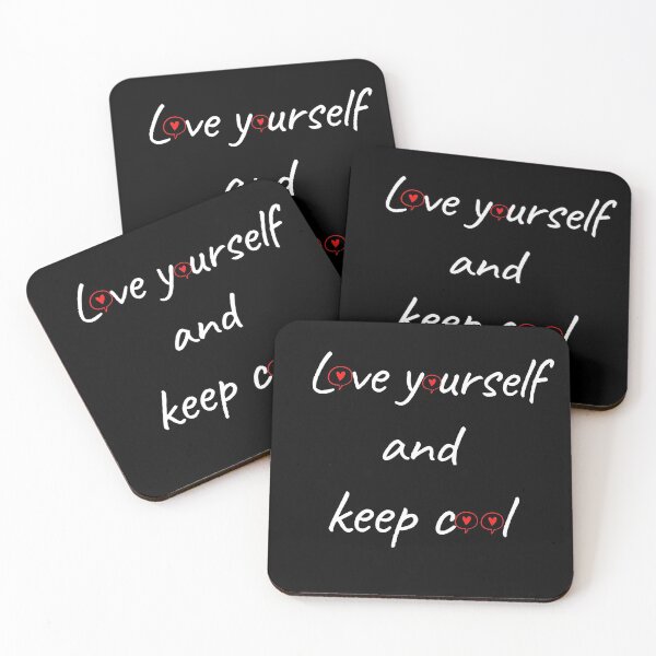 Item preview, Love yourself and keep cool essential designed and sold by Arlooz Tees.