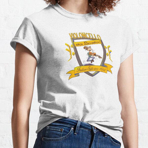 Cartoony da Spalla Shield Classic T-Shirt