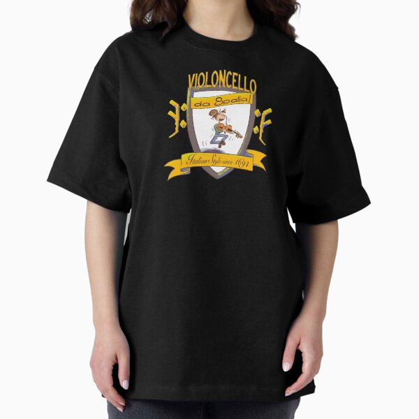 Cartoony da Spalla Shield Oversized T-Shirt