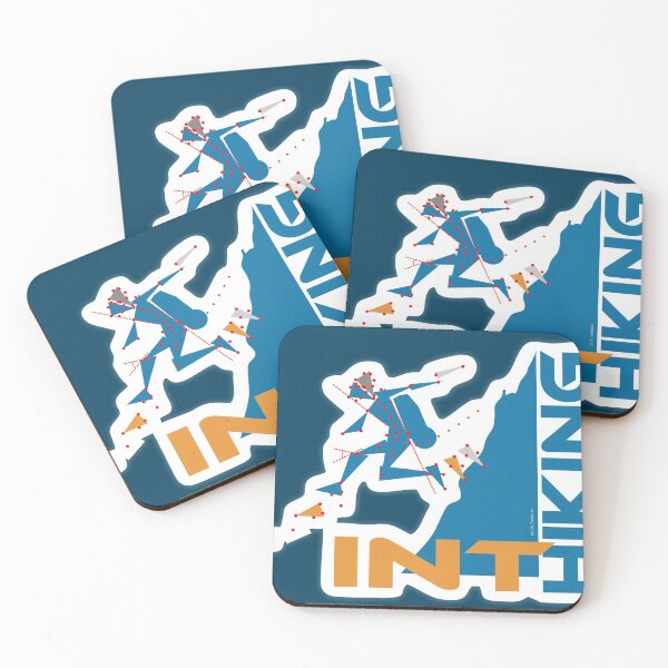 Item preview, INT HIKING Running Downhill, white designed and sold by Ch-Seebauer.
