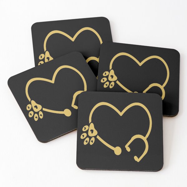 Item preview, Vet Tech Veterinarian Animal Lover stethoscope Paw Print Gifts designed and sold by majidkacm.