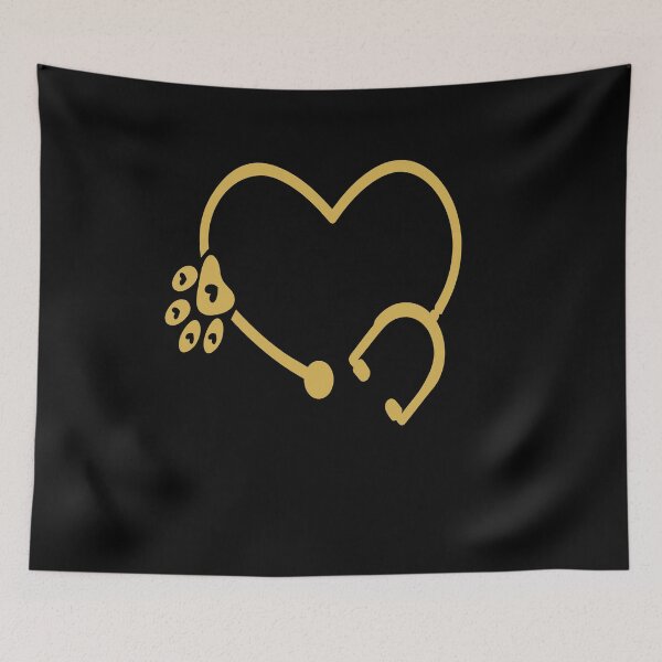 Item preview, Vet Tech Veterinarian Animal Lover stethoscope Paw Print Gifts designed and sold by majidkacm.