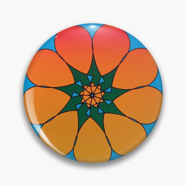 Item preview, circular mandala shape designed and sold by hutofdesigns.