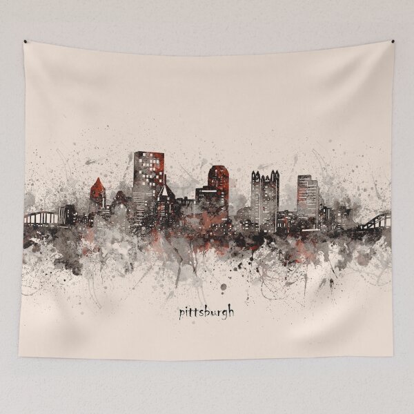 Item preview, pittsburgh skyline designed and sold by BekimART2.
