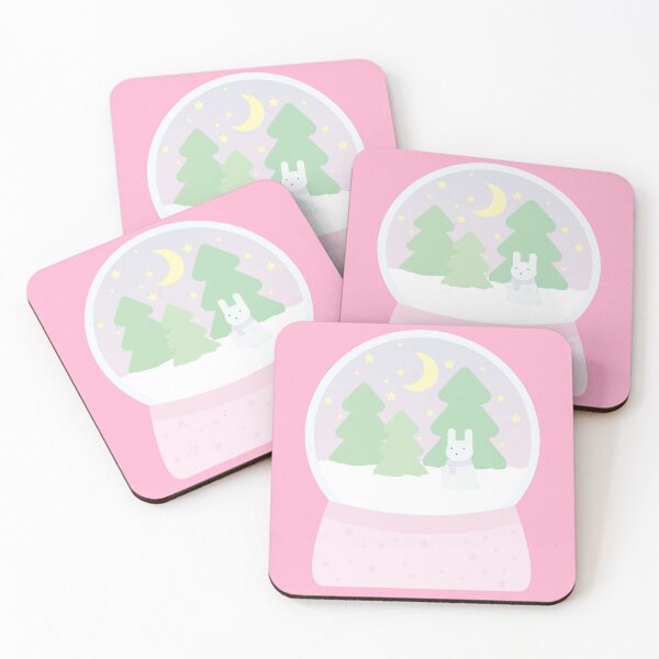 Item preview, Bunny snowglobe pink designed and sold by ibyrd-7.