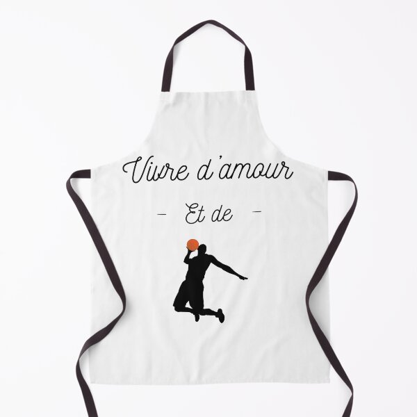 Aperçu de l'œuvre Vivre d'amour et de basketball créée et vendue par Curlyhaire.