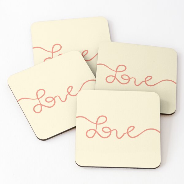 Aperçu de l'œuvre Love Handwritten Lineart - Lineart rose créée et vendue par vpessagno.