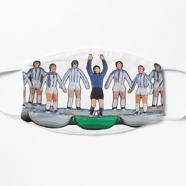 Huddersfield Town/Kilmarnock subbuteo inspired design Flat Mask
