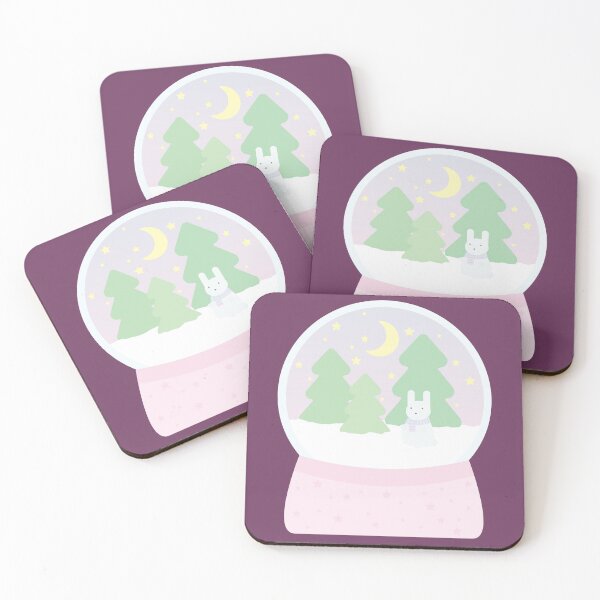 Item preview, Bunny snowglobe plum designed and sold by ibyrd-7.