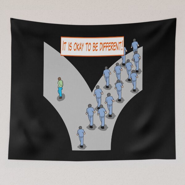Item preview, It is okay to be different! designed and sold by AnarchyDream.