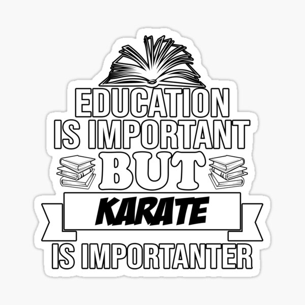 Funny Karate Quote Stickers for Sale | Redbubble