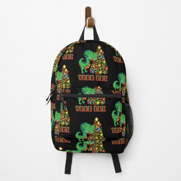 Item preview, FUNNY HAPPY CUTE TREE REX DECORATES XMAS TREE RED AND GREEN AWESOME DESIGN FOR NEW YEAR CHRISTMAS designed and sold by thebaronart.