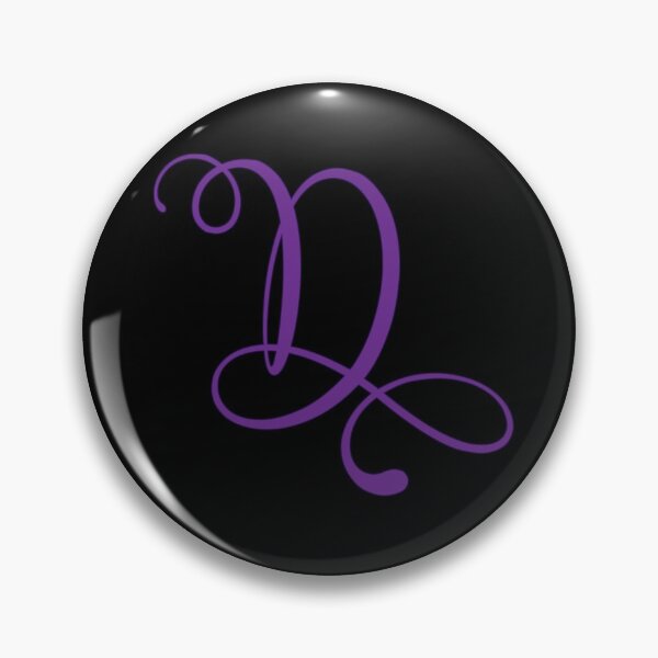 Item preview, Monogrammed Letter D in Purple designed and sold by PurpleAdventure.